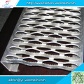 five bars emboss pattern aluminum sheet and stainless steel perforated plate